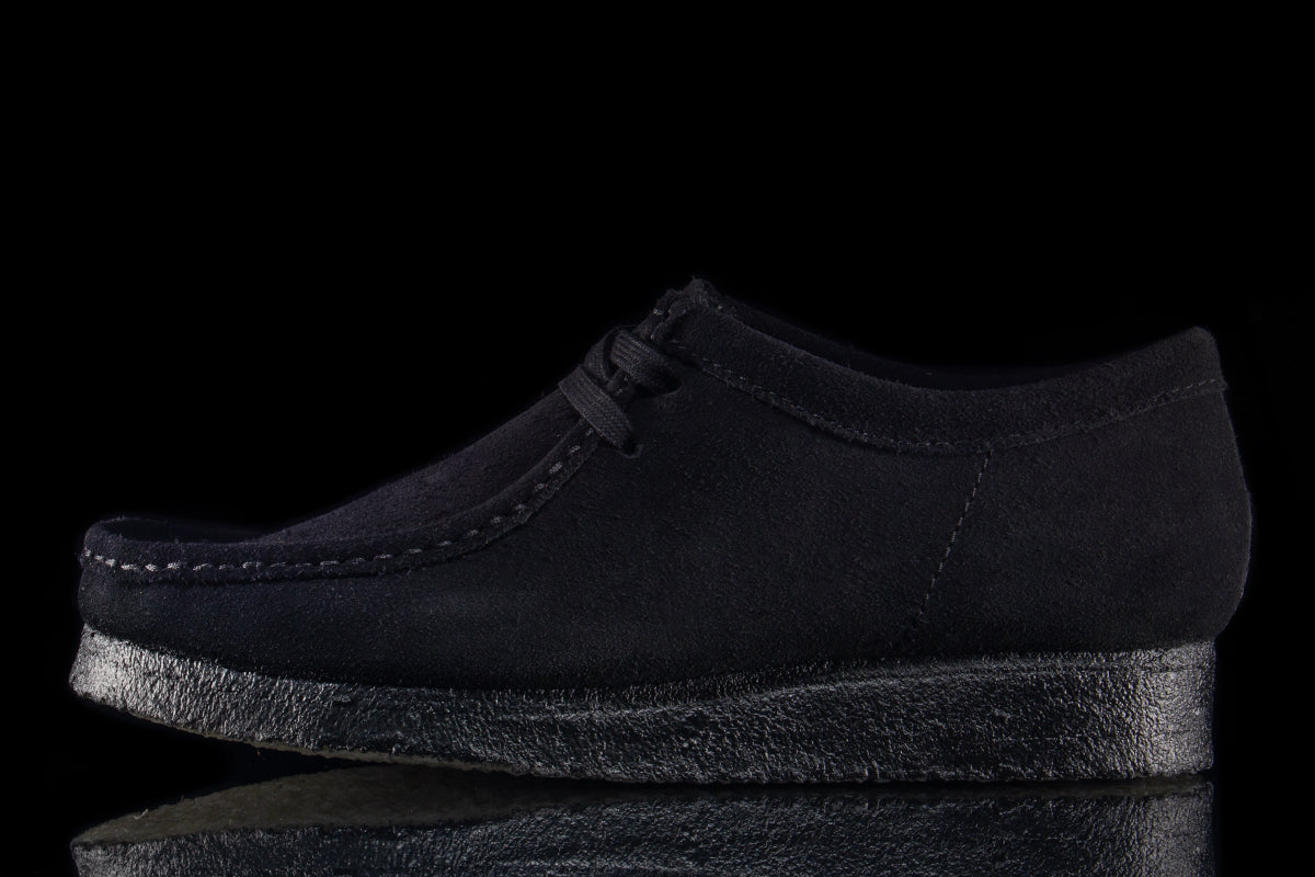 Wallabee Black Suede