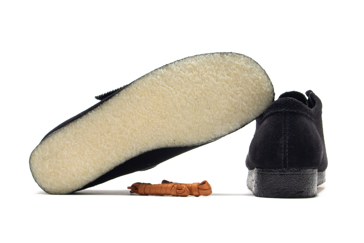 Wallabee Black Suede