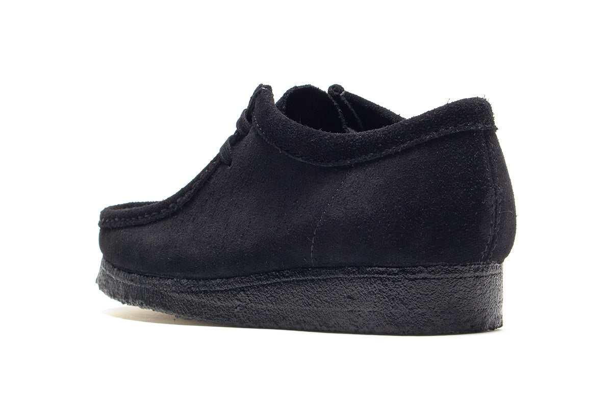 Wallabee Black Suede