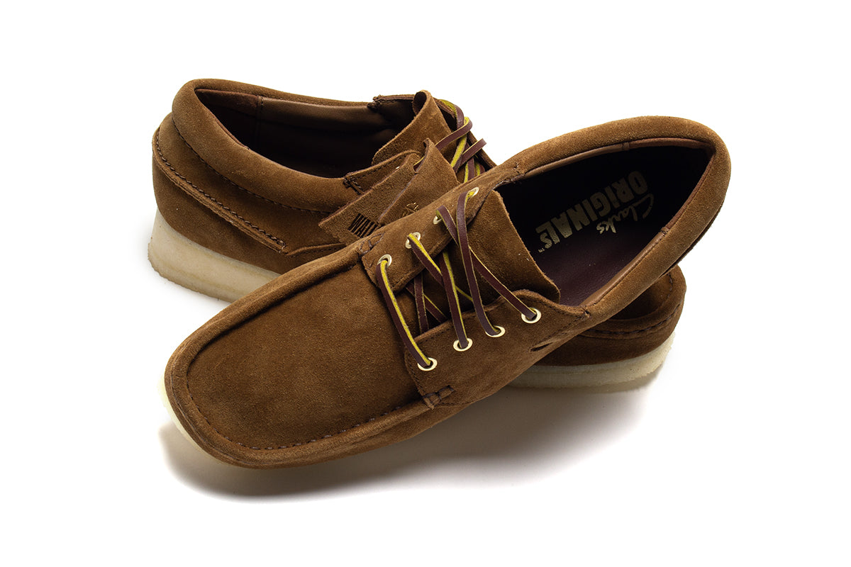 Wallabee Boat Cola Suede