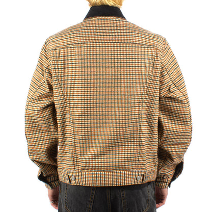 Vintage Fit Houndstooth Trucker Jacket