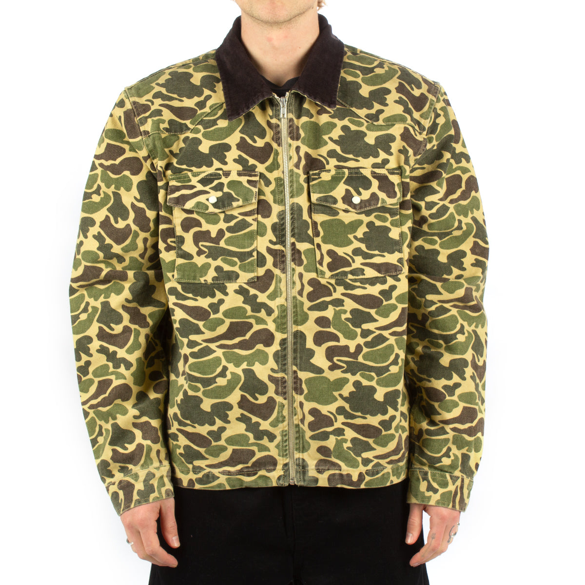 Washed Canvas Work Shirt