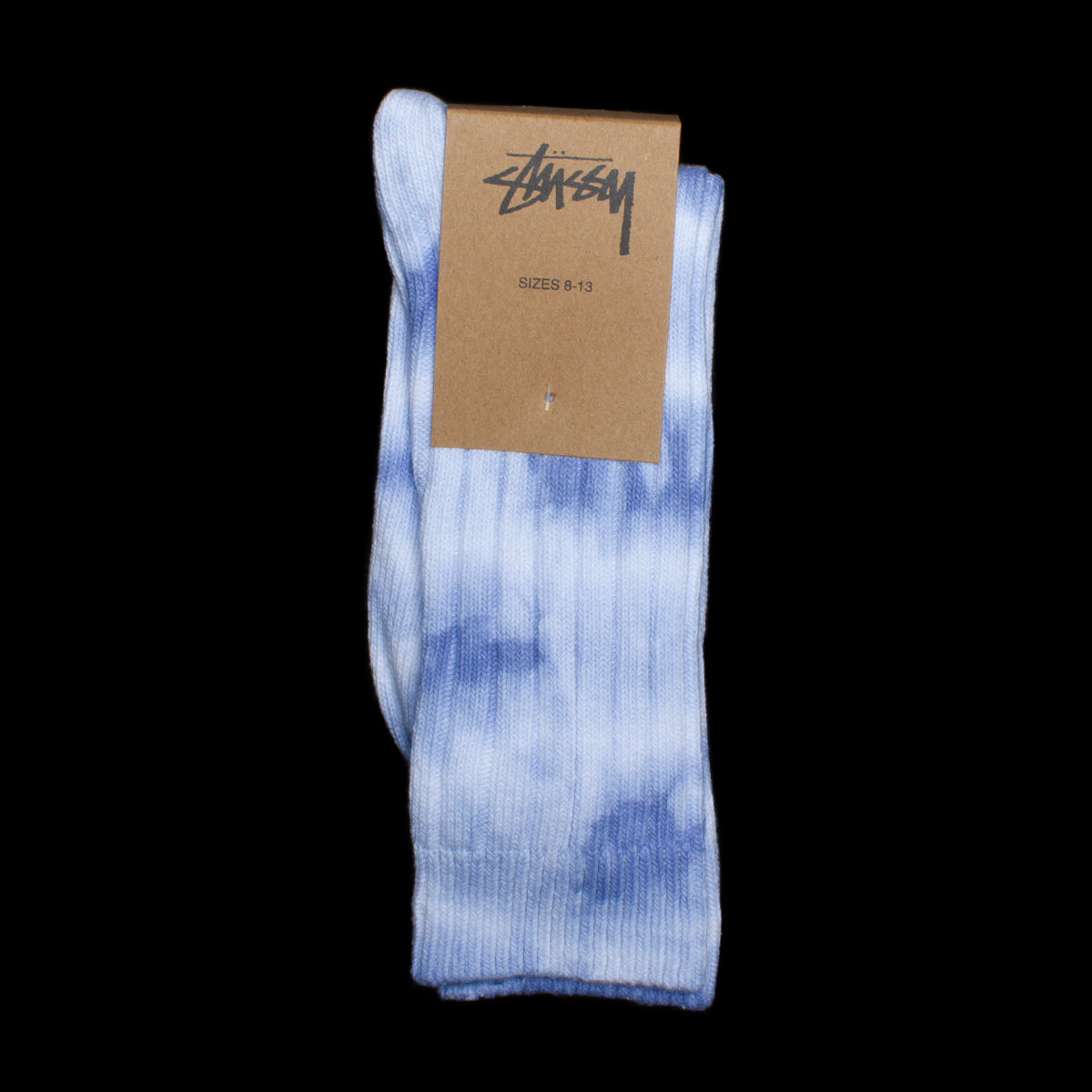 Dyed Ribbed Crew Sock