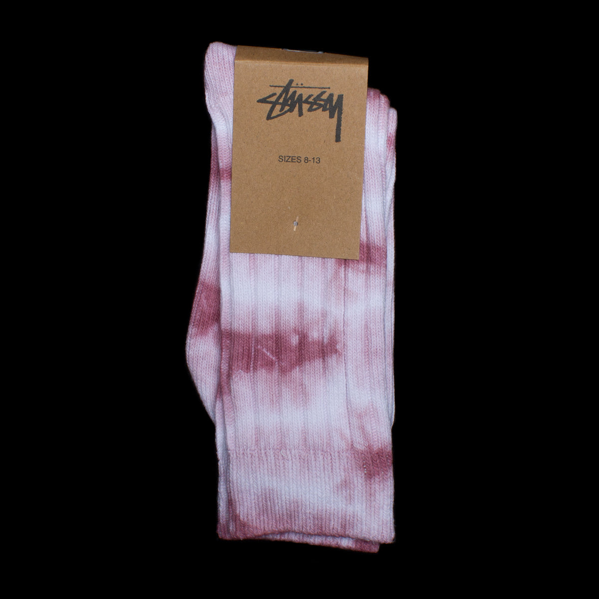 Dyed Ribbed Crew Sock