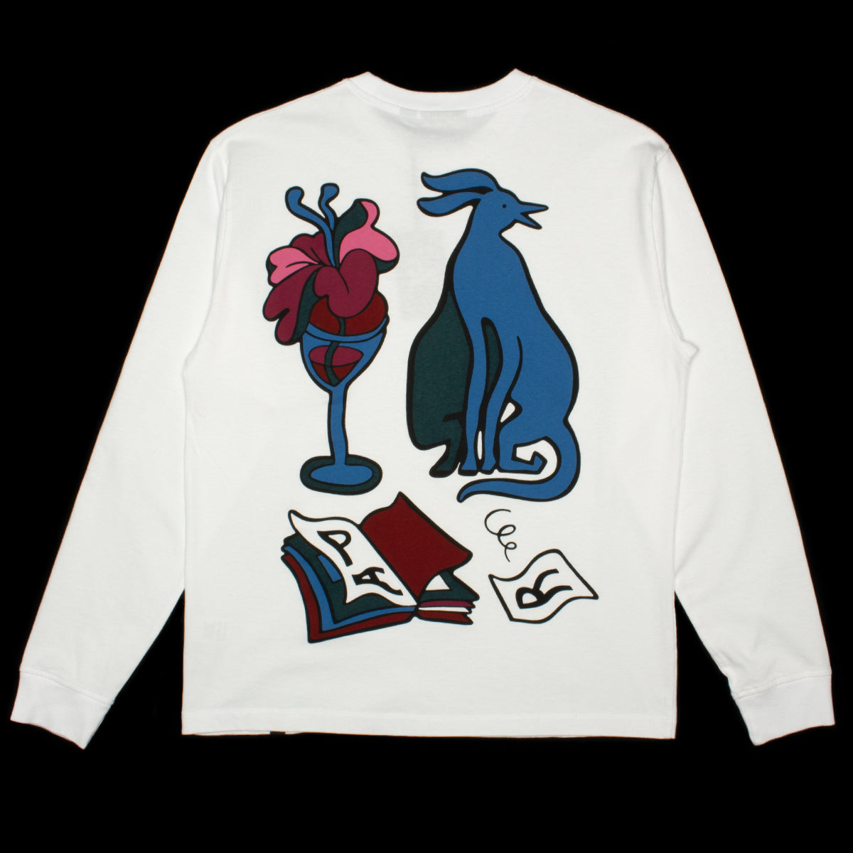 Wine & Books L/S T-Shirt