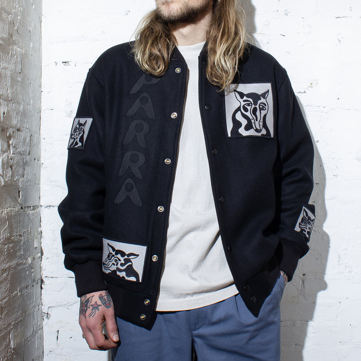 Dog Faced Varsity Jacket