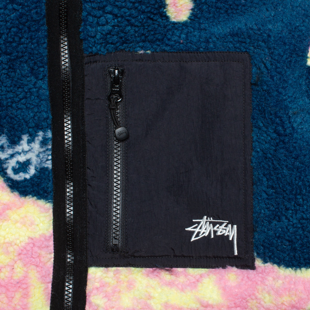 Floral Sherpa Hood Jacket