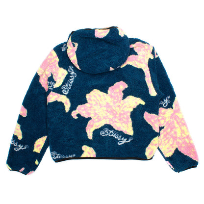Floral Sherpa Hood Jacket