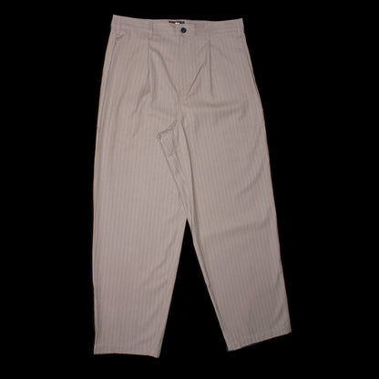 Striped Volume Pleated Trouser