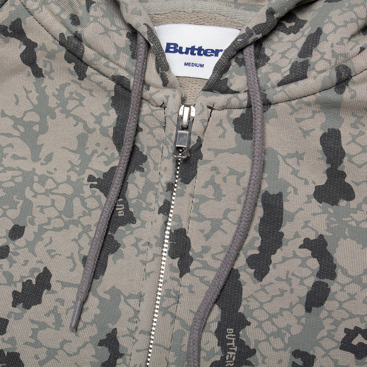 Lowland Camo Zip-Thru Hoodie