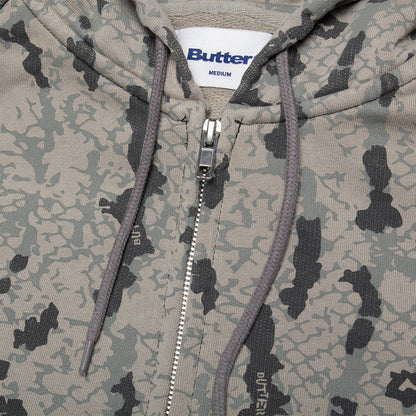 Lowland Camo Zip-Thru Hoodie