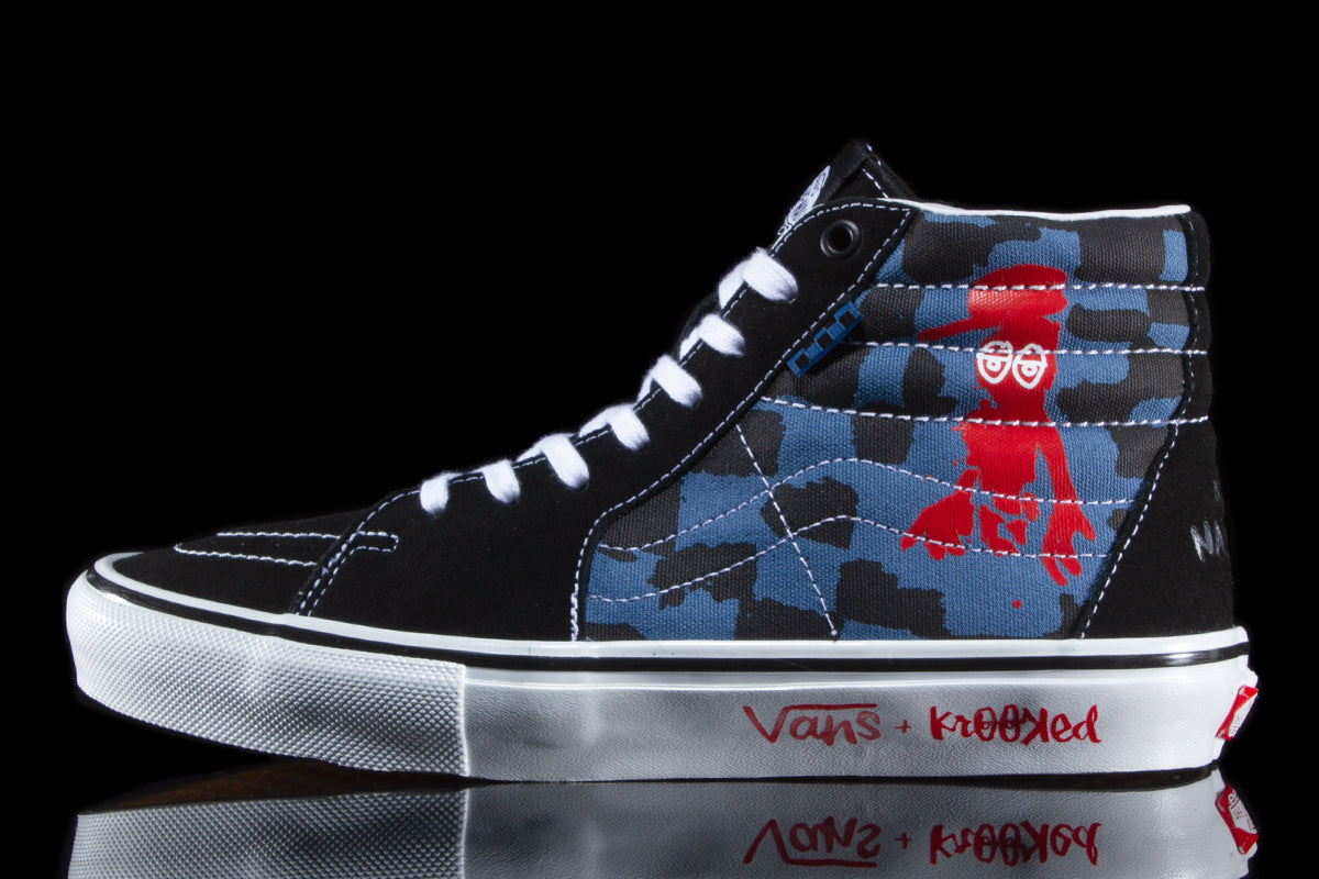 Skate Sk8-Hi (Krooked by Natas For Ray)
