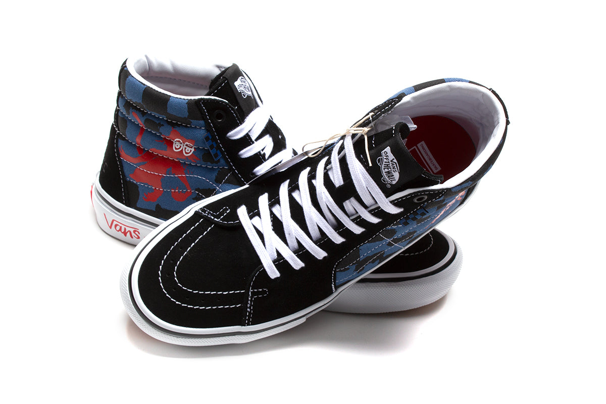 Skate Sk8-Hi (Krooked by Natas For Ray)
