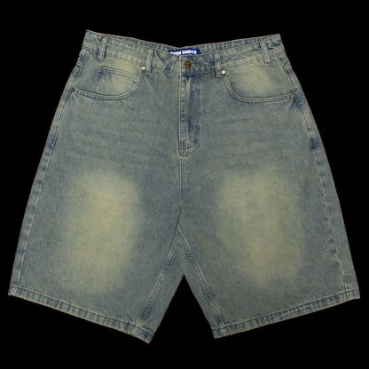 Scorpion Stitch Denim Shorts