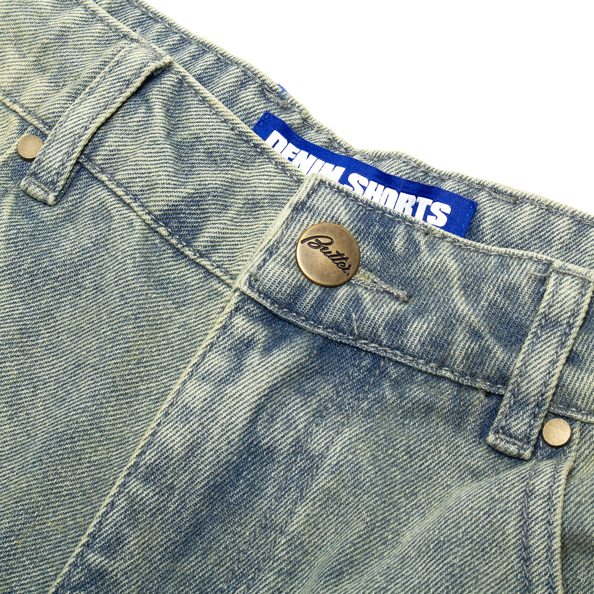 Scorpion Stitch Denim Shorts