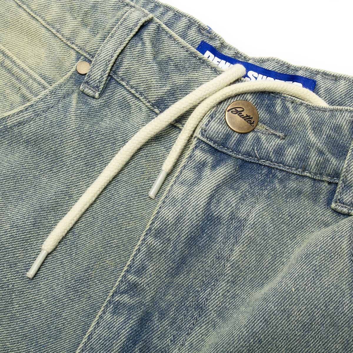 Scorpion Stitch Denim Shorts