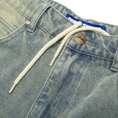 Scorpion Stitch Denim Shorts