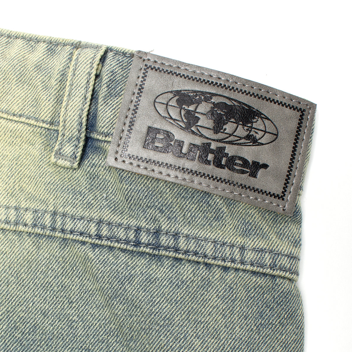 Scorpion Stitch Denim Shorts