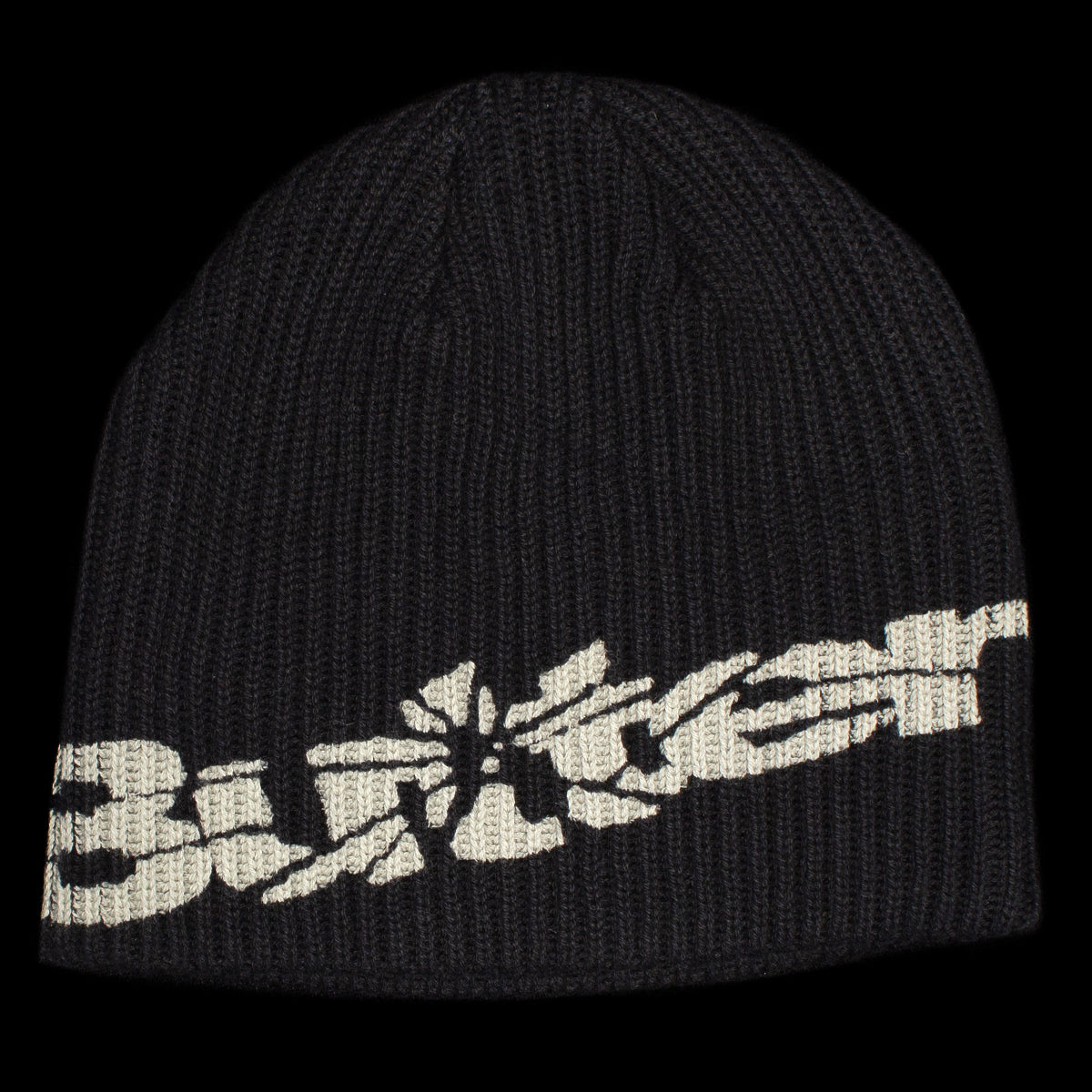 Smashed Logo Knit Skully Beanie