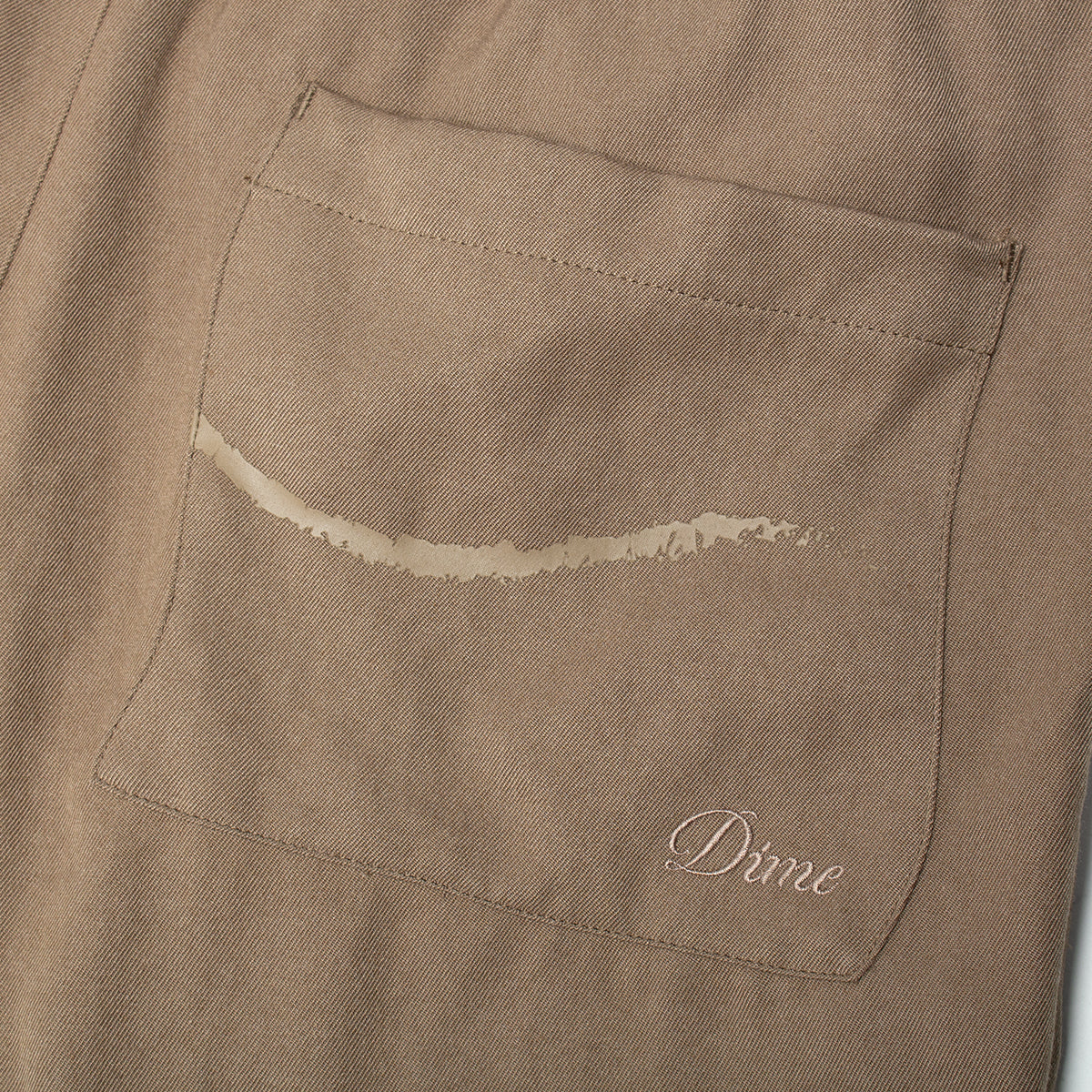 Pleated Twill Pants
