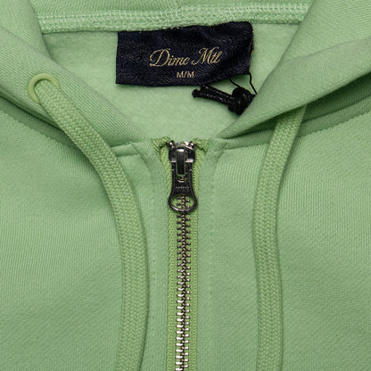 Cursive Zip Hoodie