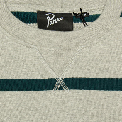 Pristine Striper Crewneck Sweatshirt