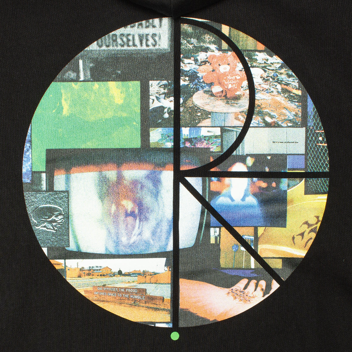 Dave 'Ourselves Collage' Fill Logo Hoodie
