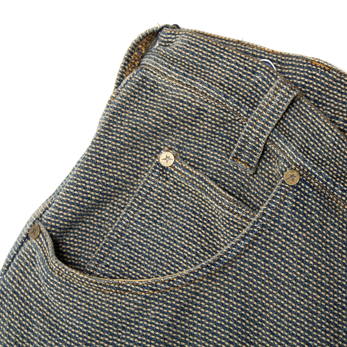 Interlock Stitch Denim Jeans