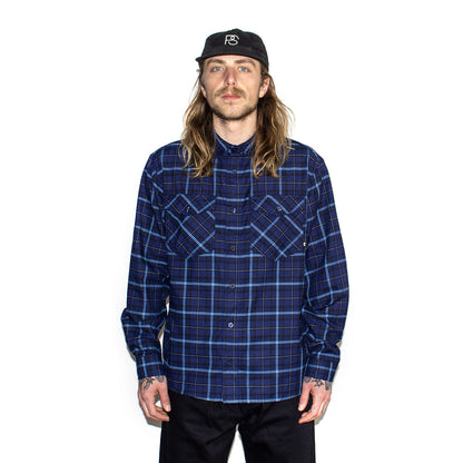 L/S Flannel Button-Up Shirt