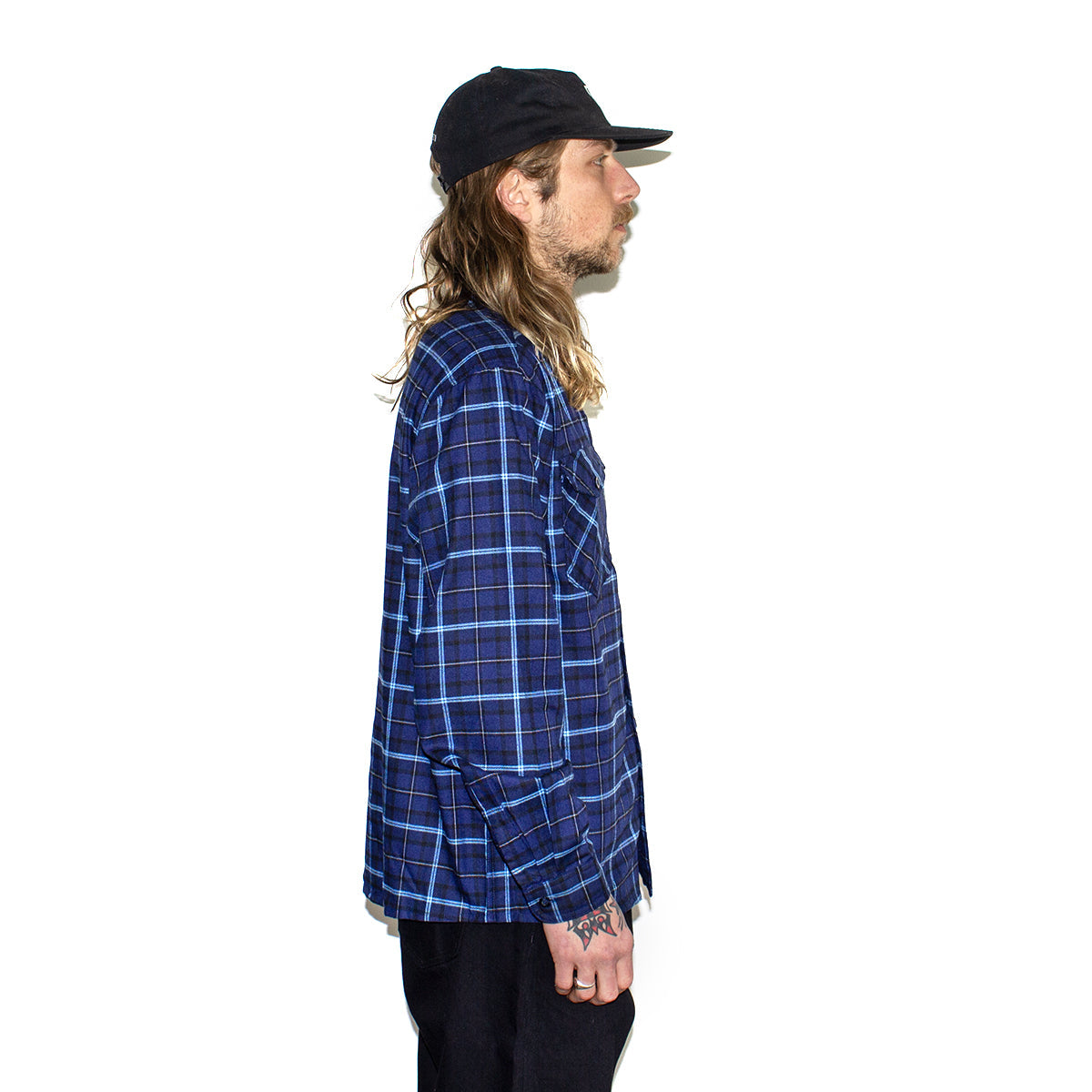 L/S Flannel Button-Up Shirt