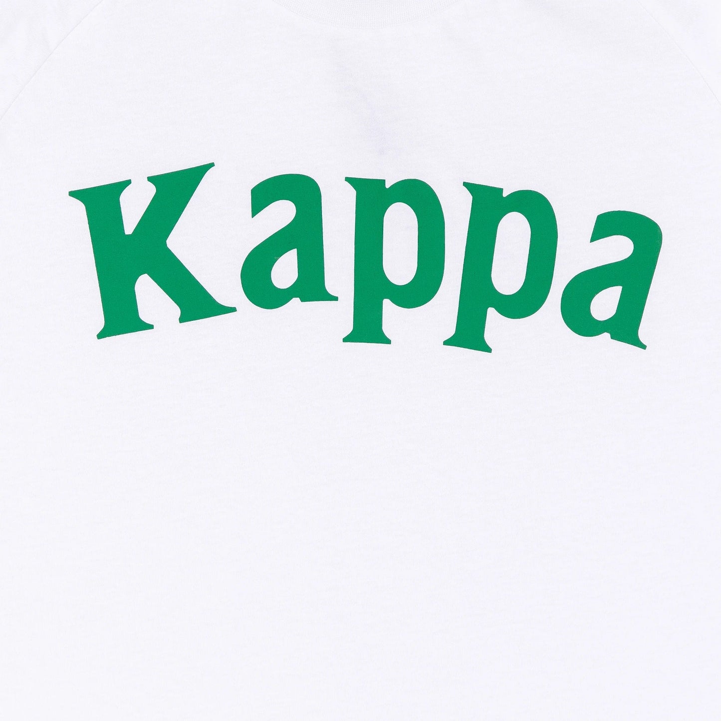 Kappa Men's 222 Banda Balima T-Shirt - White / Green Tee