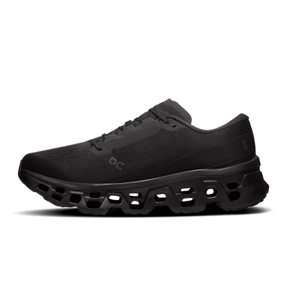 On Running Men's Cloudmonster 3 Wide Shoes - Black / Black