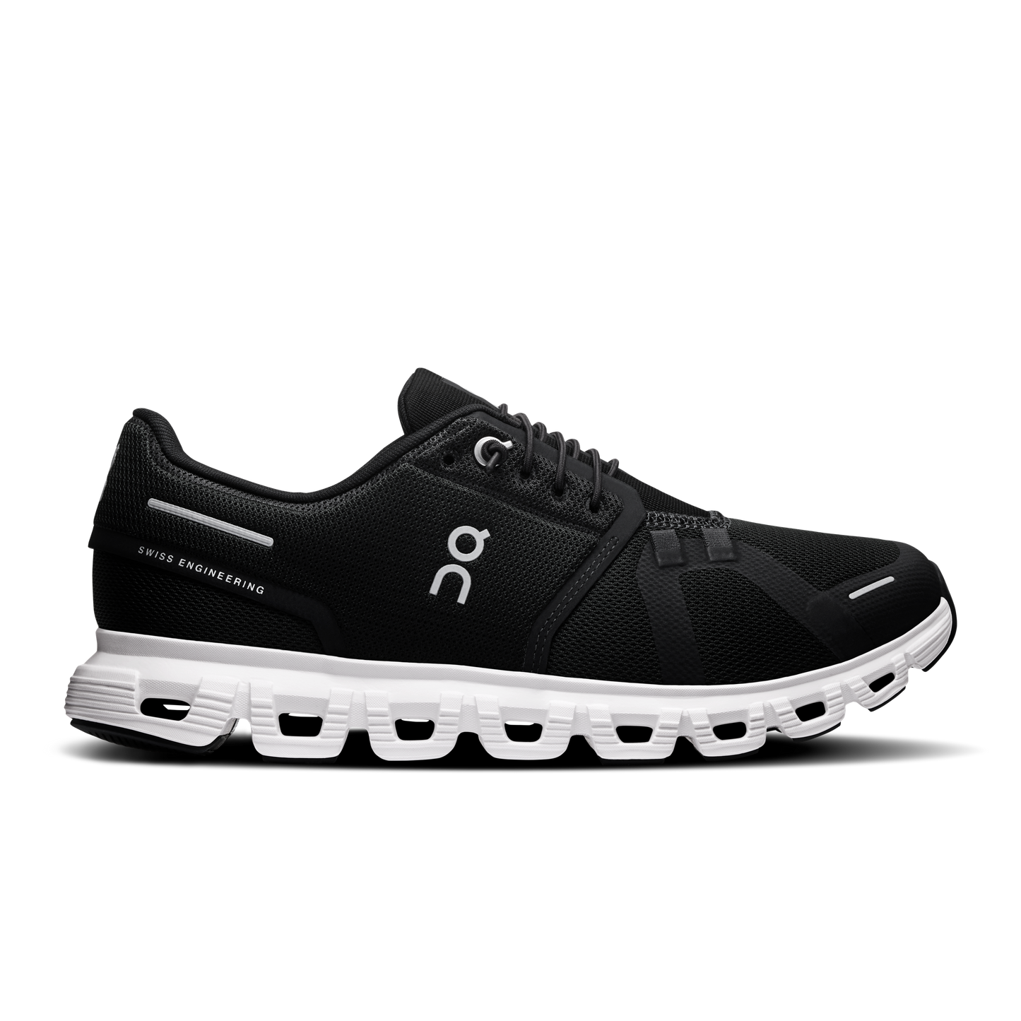 On Running Women's Cloud 6 Wide Shoes - Black / White