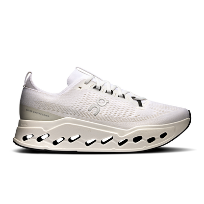 On Running Men's Cloudsurfer Max Wide Shoes - White / White