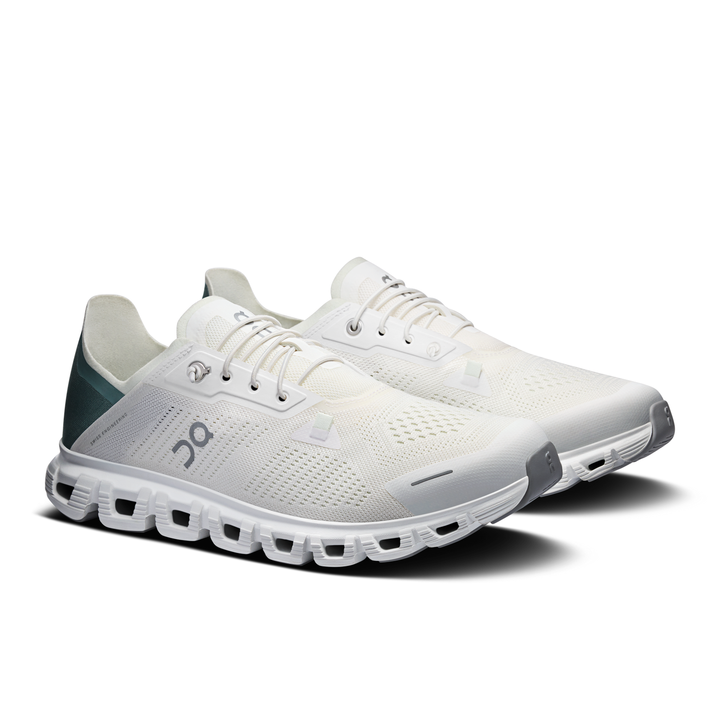 On Running Men's Cloud 6 Coast Shoes - Ivory / Olive