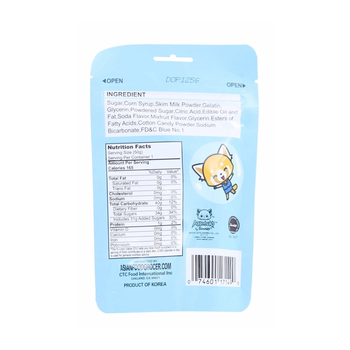Aggretsuko Chewy Candy Ramune Flavor