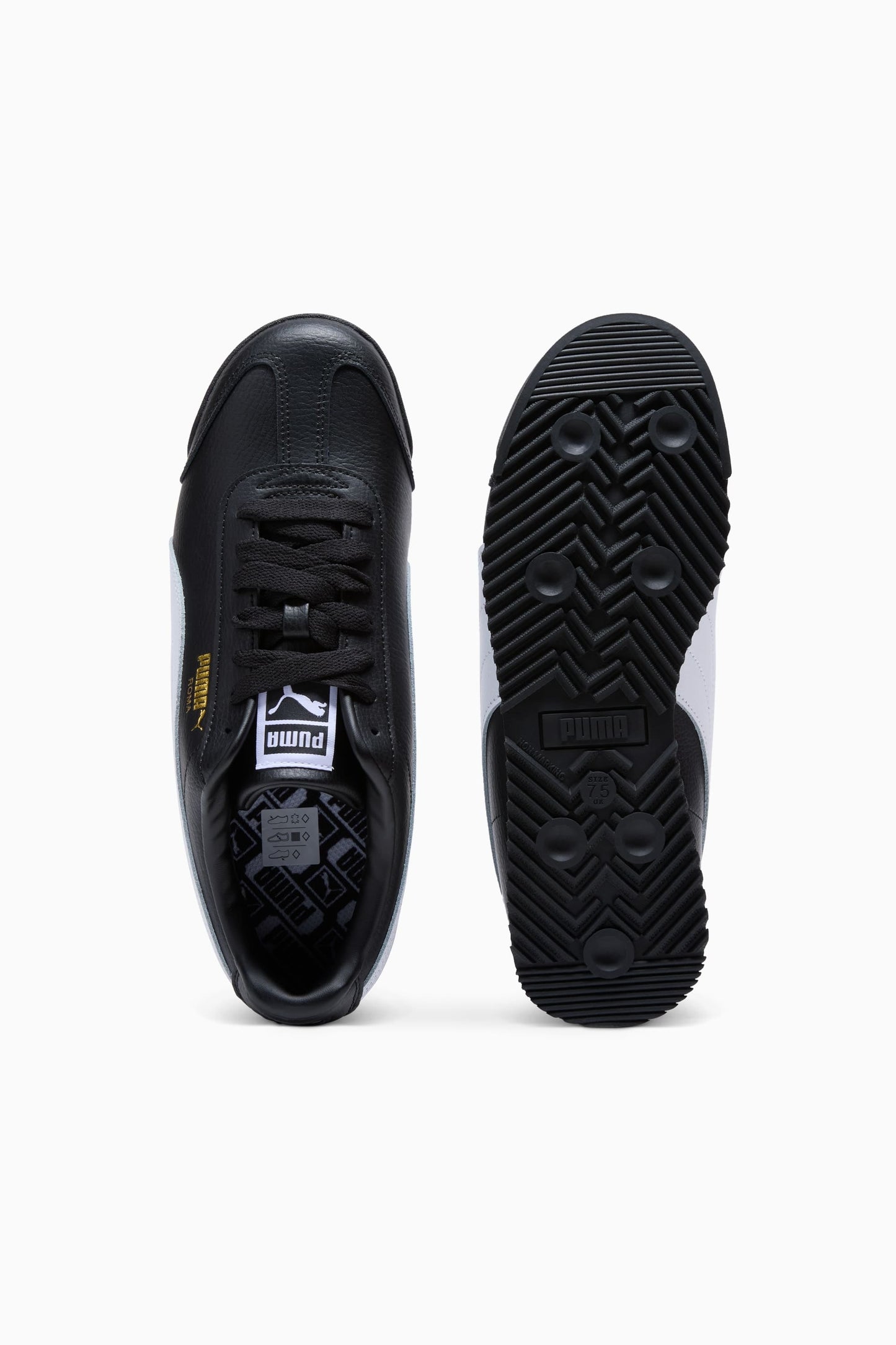Puma Women's Roma Shoes - Black / White / Smokey Gray