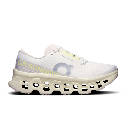 On Running Women's Cloudmonster 3 Shoes - Ivory / Seedling