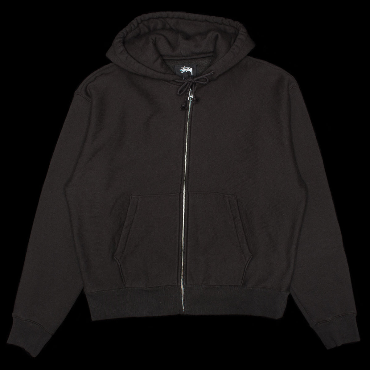 Basic Diamond Zip Hoodie