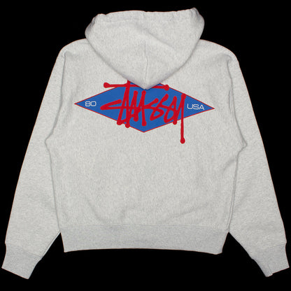 Basic Diamond Zip Hoodie