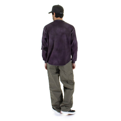 Connan Uneven Dyed Waffle Crewneck