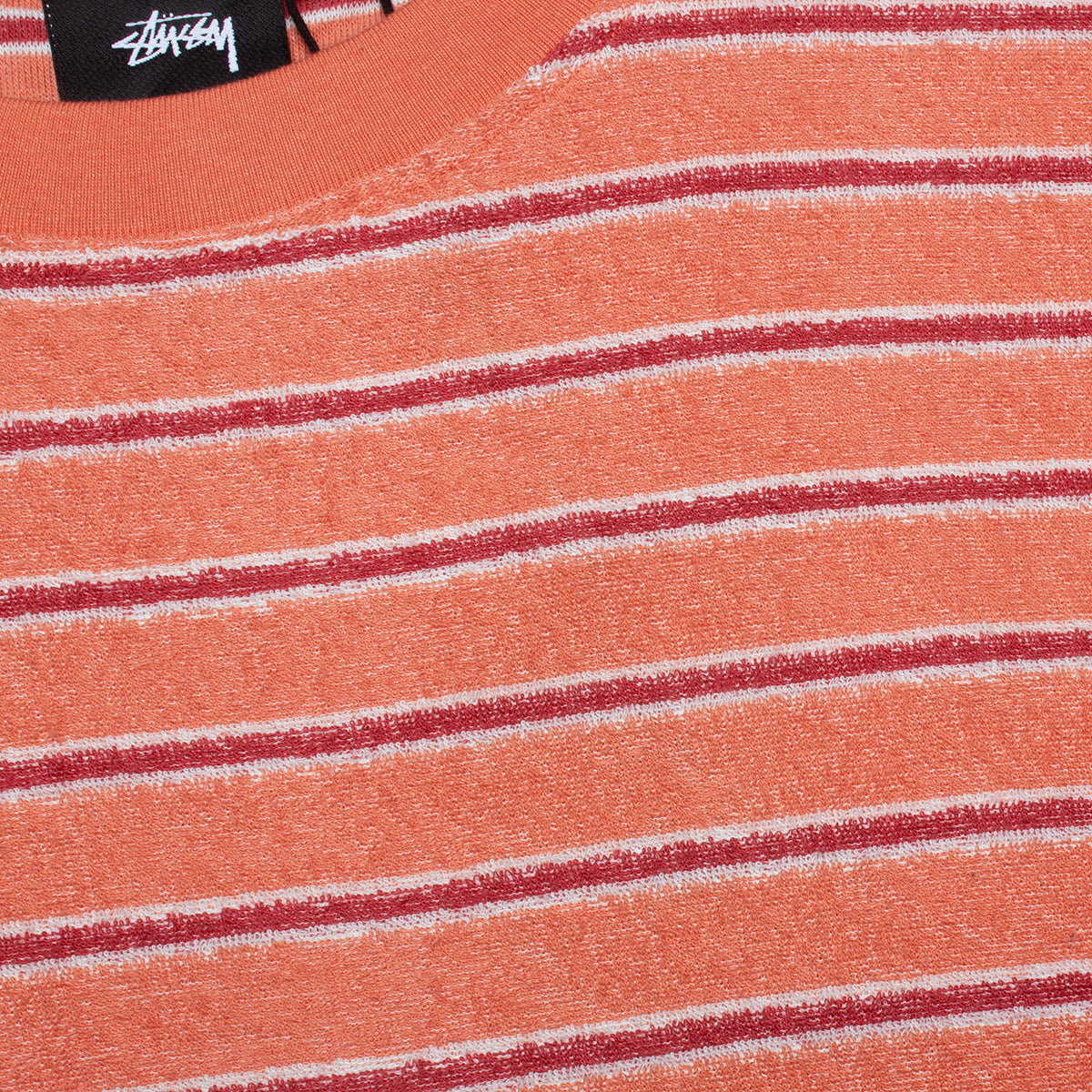 Striped Terry S/S Crew