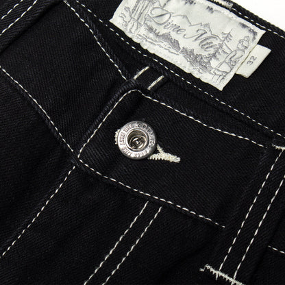 Straight Denim Pants