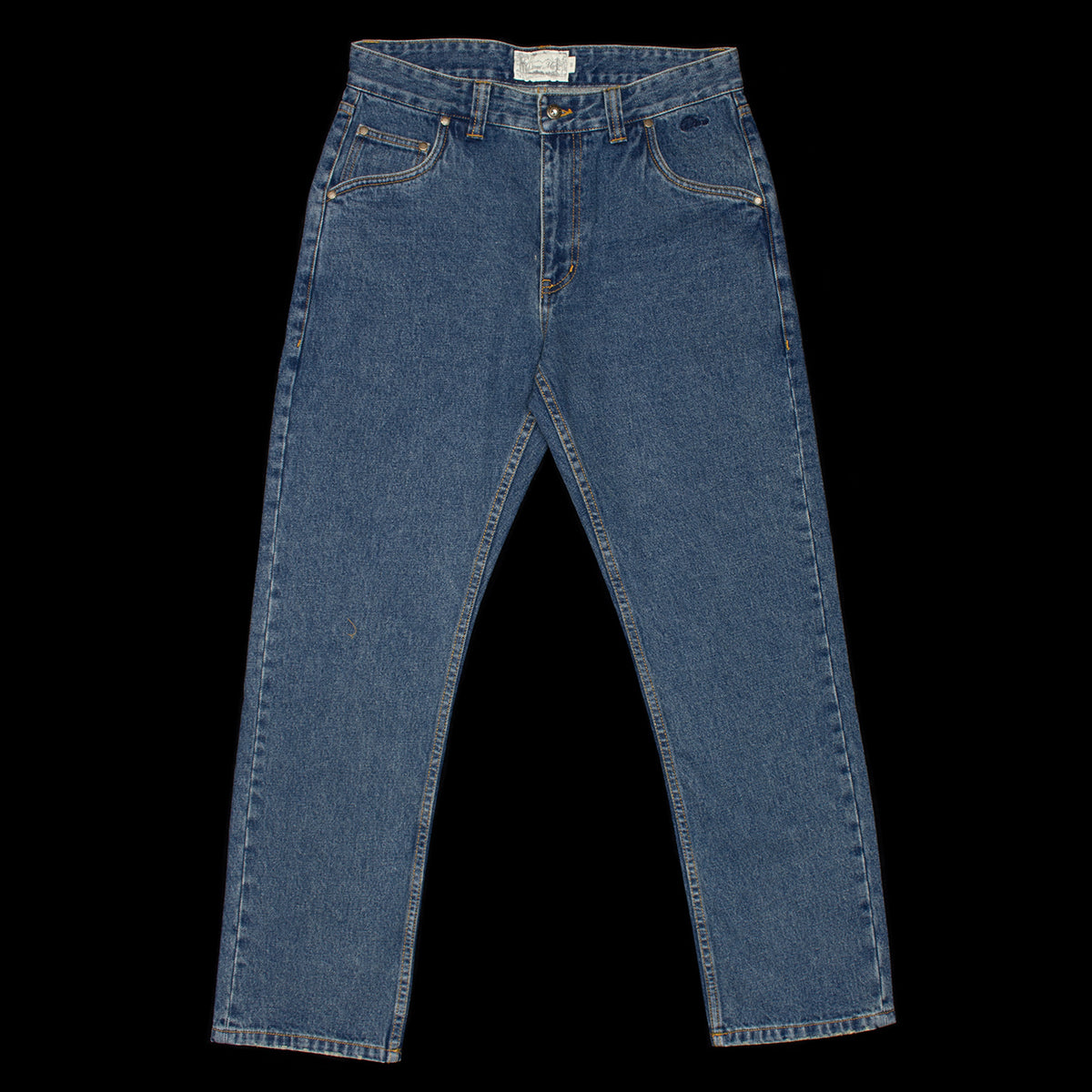 Straight Denim Pants