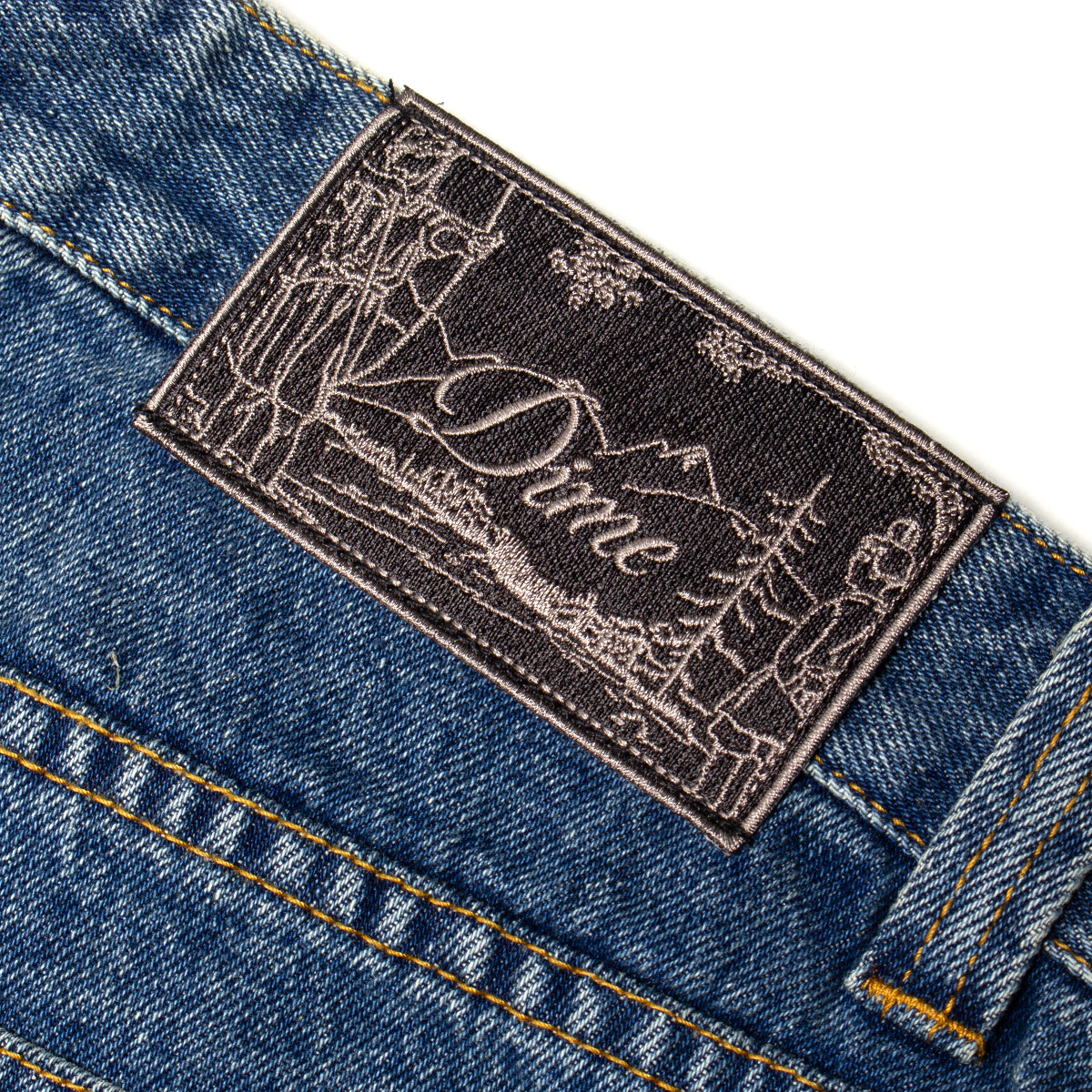 Straight Denim Pants