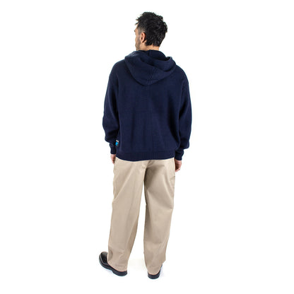 Hooded Zip-Up Sweater