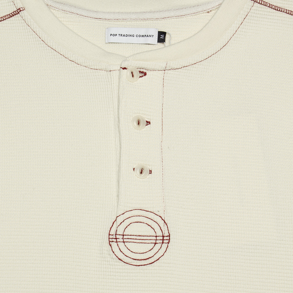 Henley Waffle Sweat
