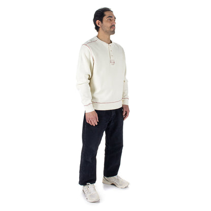 Henley Waffle Sweat