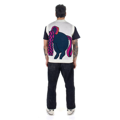 Knitted Horse Vest