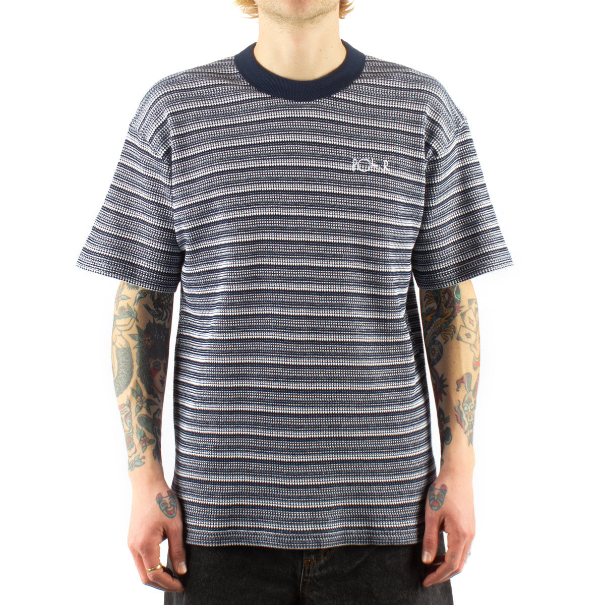 Stripe Shin Tee